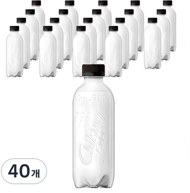칠성사이다 제로 ECO 무라벨, 40개, 300ml
