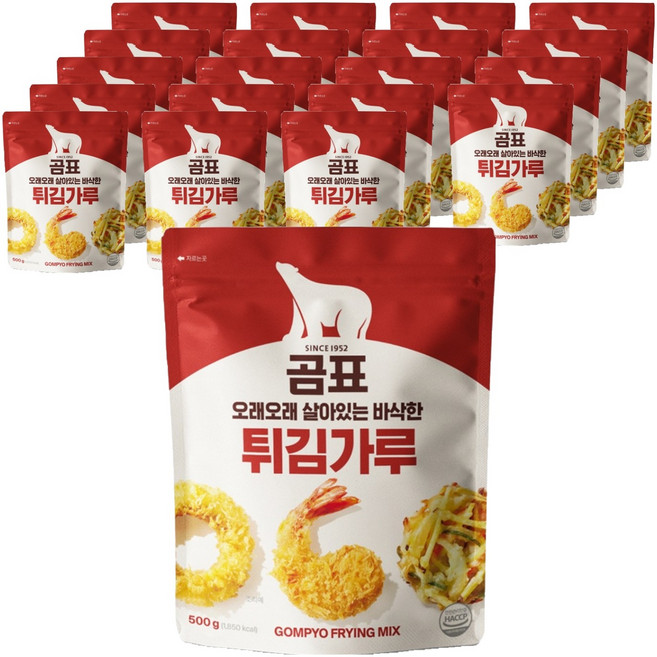 곰표 튀김가루, 500g, 20개