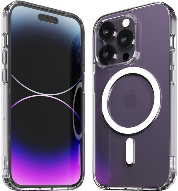 신지모루 아이폰 갤럭시 M-에어클로 Lite 맥세이프 마그네틱 휴대폰 케이스