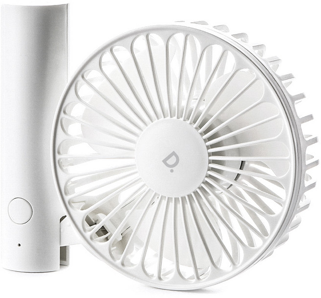 듀플렉스 미니 휴대용 선풍기, DP-691MF, 아이보리 화이트
