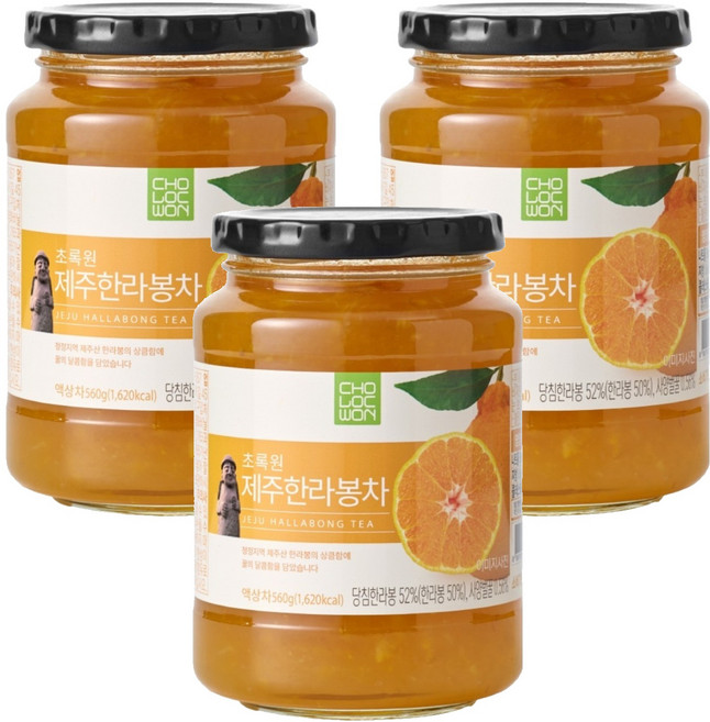 초록원 제주 한라봉차, 560g, 1개입, 3개