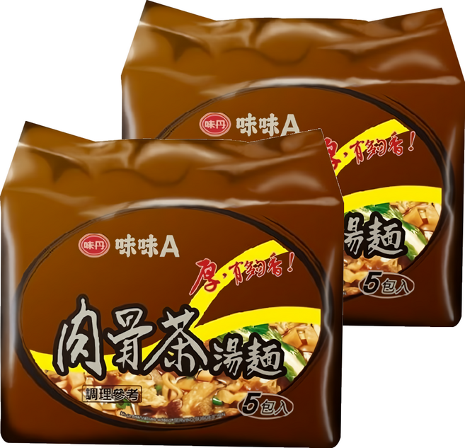 味丹 味味A 肉骨茶湯麵 85g, 10包