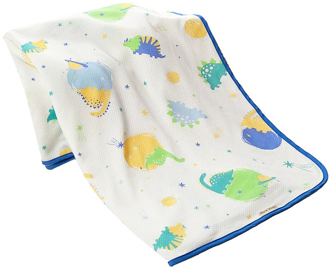 New Star 明日之星 輕盈透氣洞洞毯 加大款, 小恐龍星球 藍色