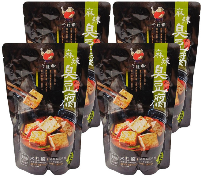大肚腩 麻辣臭豆腐, 500g, 4包