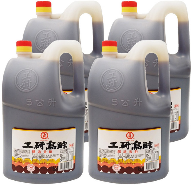 KONG YEN 工研 烏酢, 5L, 4桶