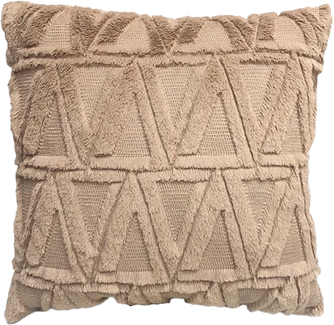 波希米亞米亞三角幾何純色抱枕套