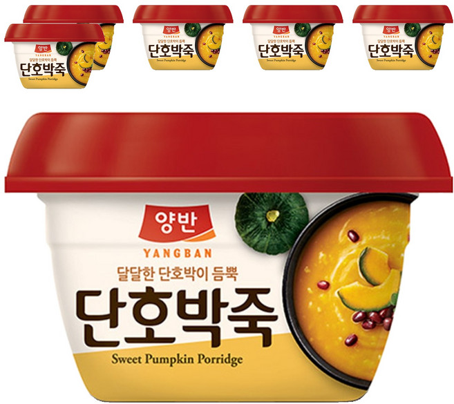 양반 단호박죽, 285g, 6개