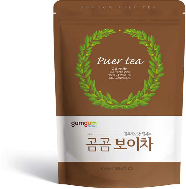곰곰 보이차 삼각티백, 1.5g, 100개입, 1개