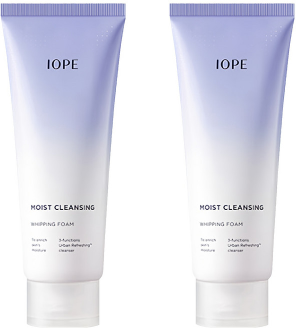 IOPE 艾諾碧 保濕泡沫洗面乳 水嫩淨白 毛孔角質護理 肌膚清潔+皮脂護理, 180ml, 2條