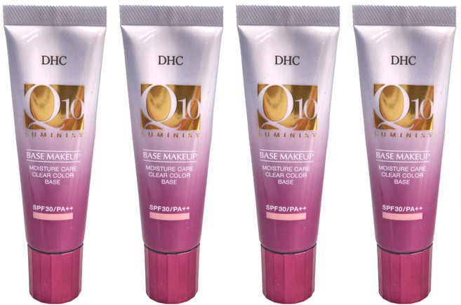 DHC 台灣公司貨 Q10持久透亮隔離霜 SPF30 PA++ 30g, 粉紅色, 4條