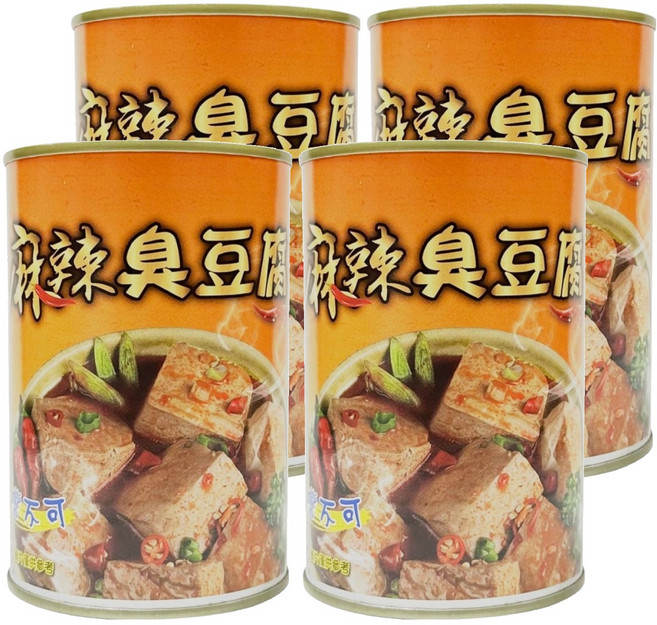 阿進師 麻辣臭豆腐, 425g, 4罐