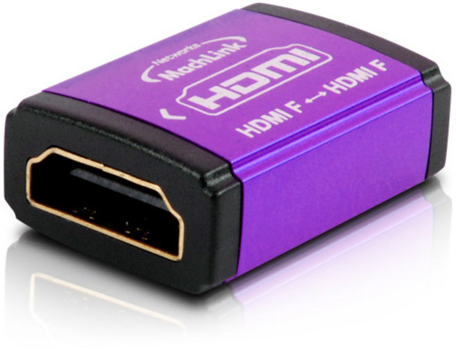 마하링크 HDMI F to HDMI F 메탈 연장 변환젠더, H001, 1개