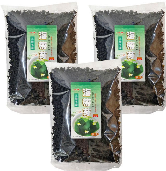 千浦 海帶芽, 100g, 3包