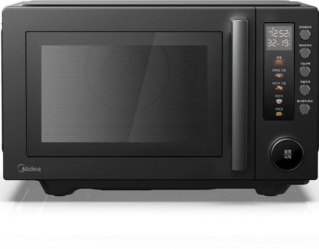 마이디어 플랫 광파오븐 에어프라이어 전자레인지 25L 블랙, MMOP03F3B-ACSBBL