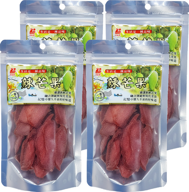 李家興 辣芒果, 120g, 4包