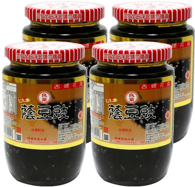 良泉 蔭豆豉, 140g, 4罐