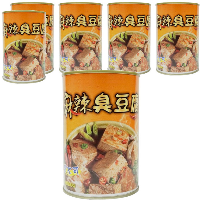 阿進師 麻辣臭豆腐, 425g, 6罐