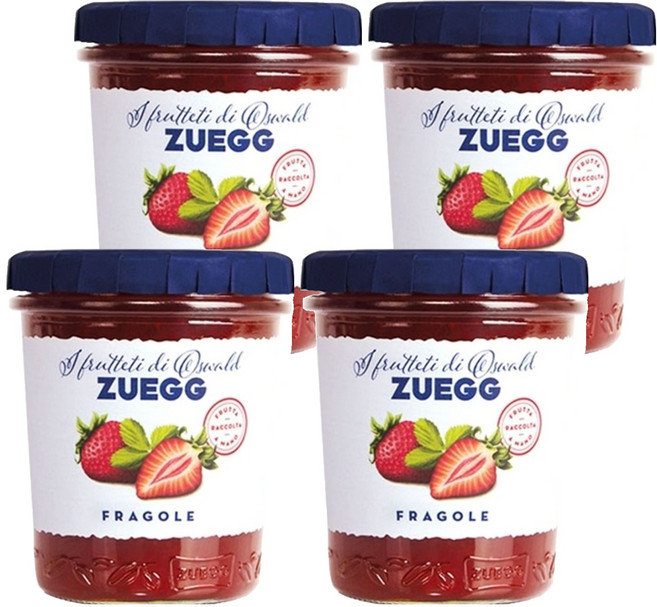 주에그 딸기잼, 320g, 4개