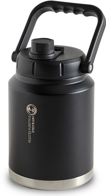 리벤스 그랜드 대용량 스텐 워터저그, 블랙, 2.1L, 1개