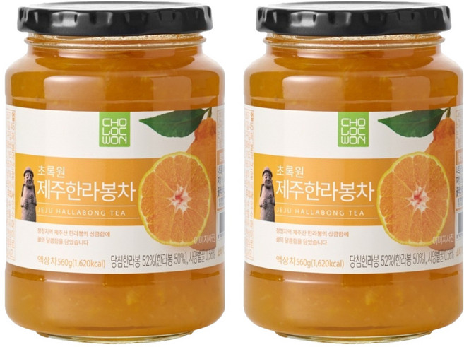 초록원 제주 한라봉차, 560g, 1개입, 2개