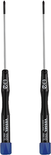 베셀 정밀 십자 드라이버 00 x 75 mm, 2개