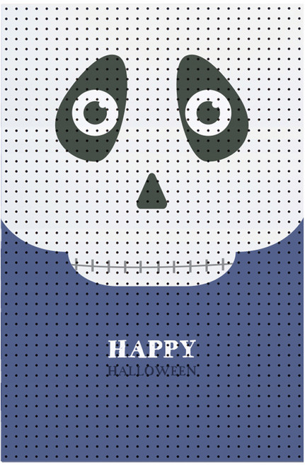 타공판닷컴 할로윈 해골 UV 프린팅 타공판 800x1500mm, 혼합색상, 1개