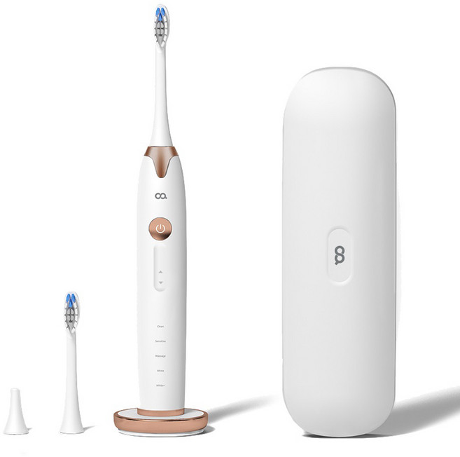 오아 클린이소프트R 자동압력센서 롤링터치 음파 전동 칫솔, OOT-004, 화이트, 1개