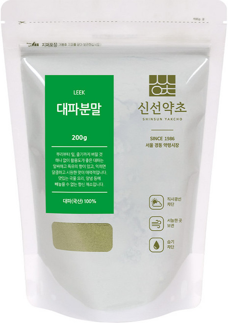 신선약초 국산 대파분말, 200g, 1개