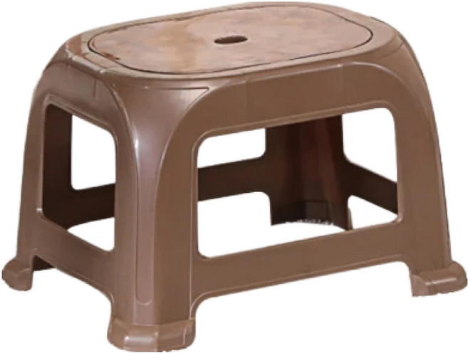 KEYWAY 聯府 中唐木椅25cm 386 x 330 x 250mm, 咖啡色, 1個