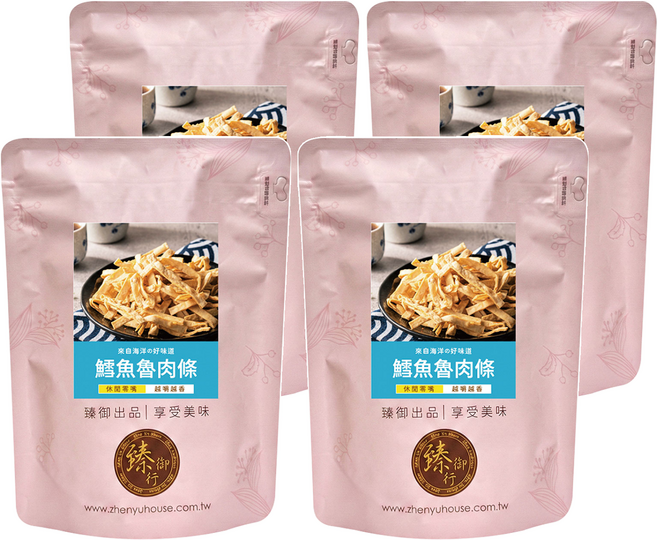 臻御行 鱈魚魯肉條, 200g, 4個