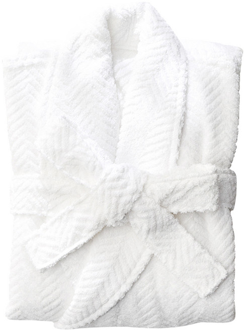 소프트터치 40수 헤링본 호텔 목욕가운, 모던화이트, 1개