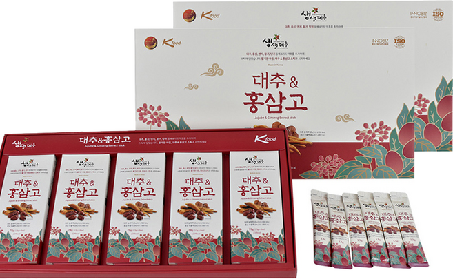 紅棗紅蔘液隨身包, 2組, 390g