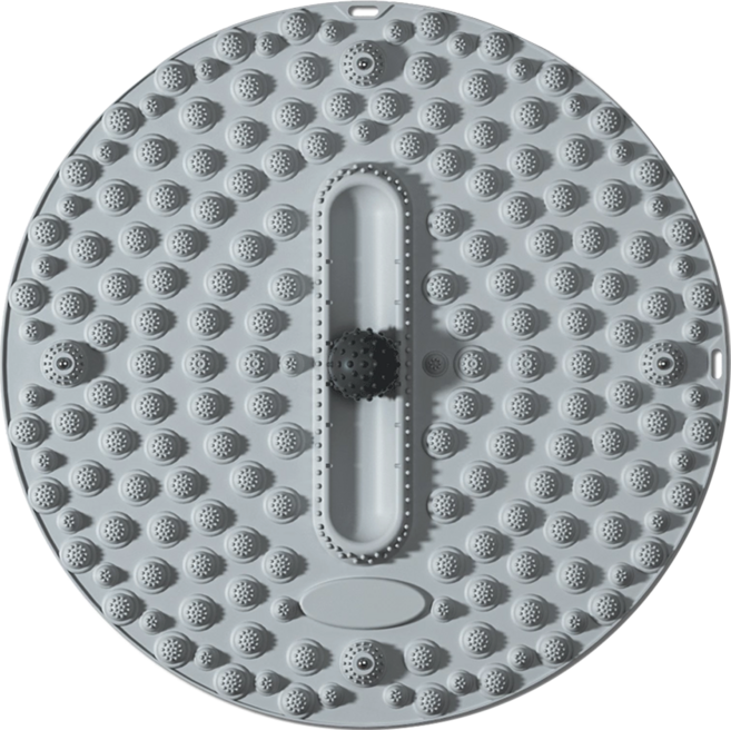 MICHAEL FITNESS 麥克健身 筋膜球超慢跑指壓板 灰色, 1個