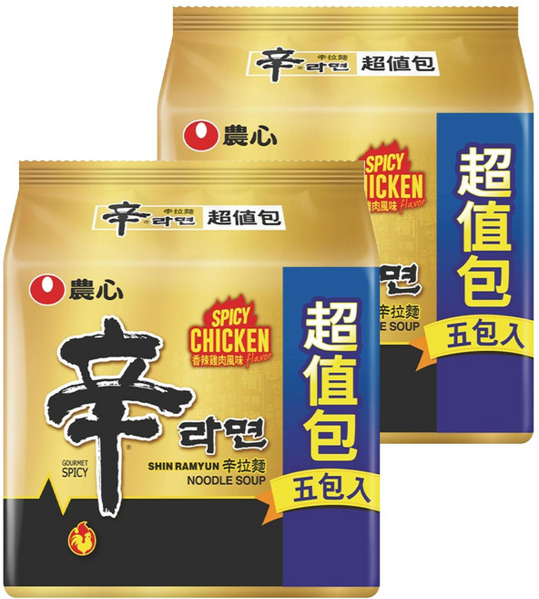 NONGSHIM 農心 辛拉麵 香辣雞肉風味 120g, 10包