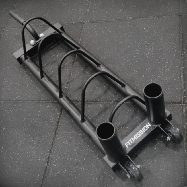 피트미션 원판거치대, 1개, 블랙, 8.75kg