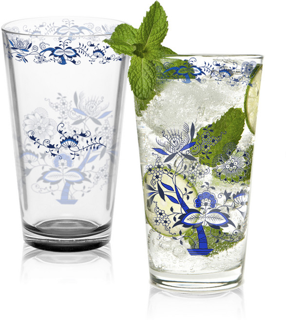 마쯔오카 쯔비벨무스터 스파클링 믹싱컵 480cc 2p, 혼합 색상, 2개