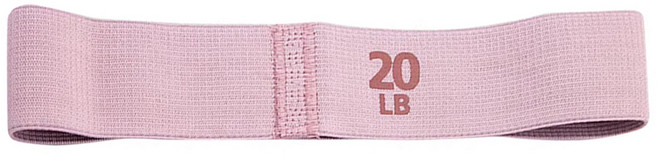 MICHAEL FITNESS 麥克健身 馬卡龍針織翹臀圈 高彈乳膠絲 彈力更強 多種磅數可選, 粉色, 1條