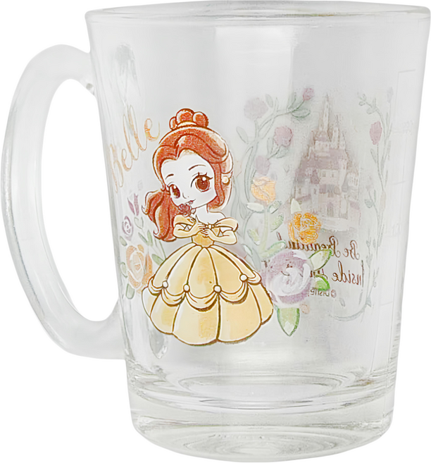 OTTO 崴昇 玻璃馬克杯 DS-8300BL 300ml, 多色 貝兒 玻璃, 1個