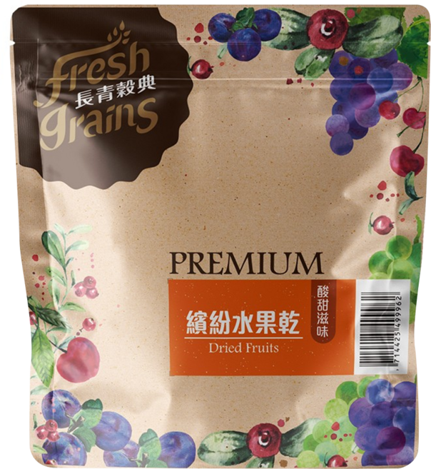 fresh grains 長青穀典 繽紛水果乾, 220g, 1包