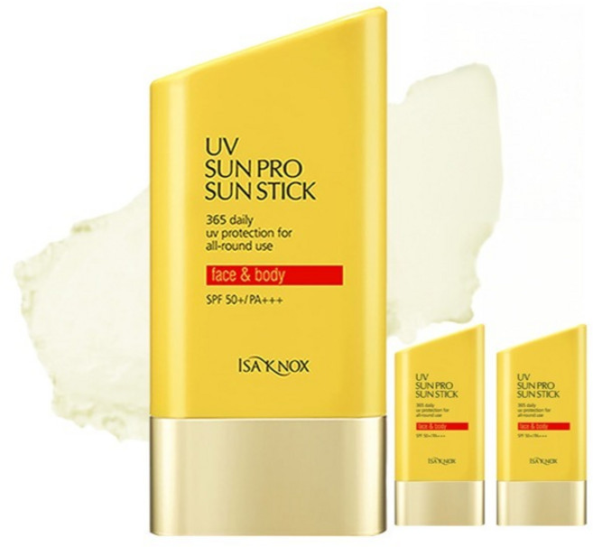 이자녹스 UV 선프로 클리어 점보 선스틱 SPF50+ PA++++, 30ml, 3개