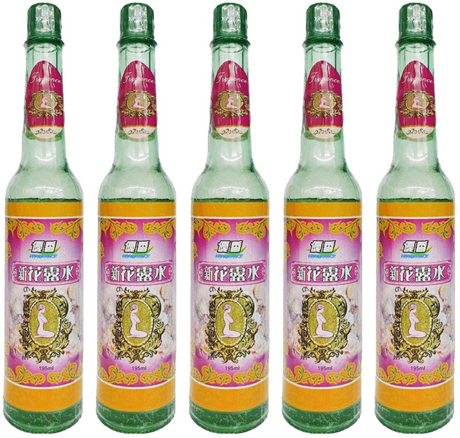 FRAGRANCE 優香 新花露水 適用於櫥櫃、洗衣槽、臉盆、浴廁 可芬芳空間 多功能淡化臭味, 195ml, 5瓶