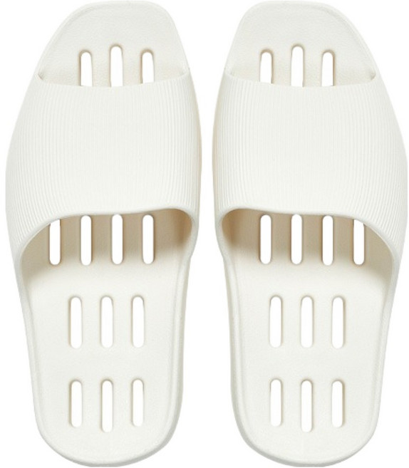 샤바스 국내산 프리미엄 미오르 욕실화, 화이트, 1개