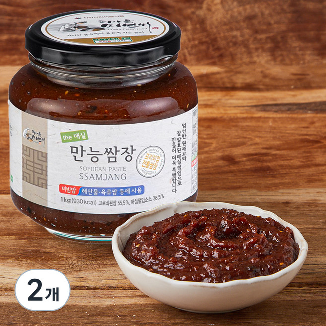 피아골미선씨 매실 만능쌈장, 1kg, 2개