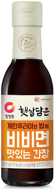청정원 비비면 맛있는 간장, 150g, 1개