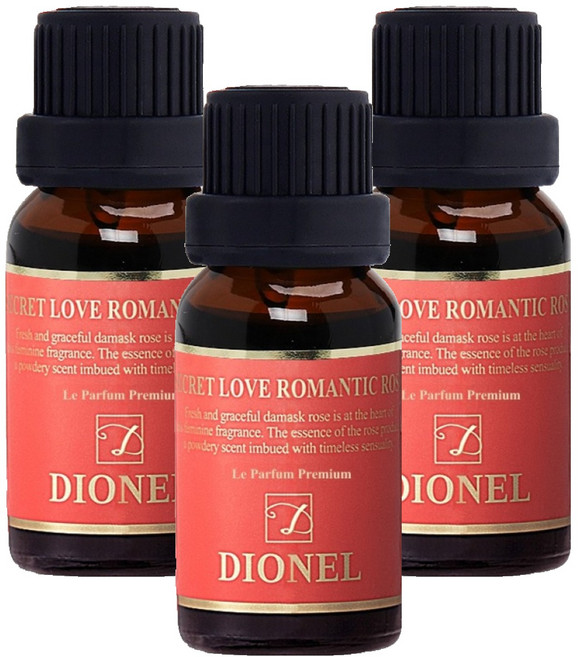 DIONEL Secret Iove女性私密處香氛護理油 浪漫玫瑰款, 15ml, 3瓶