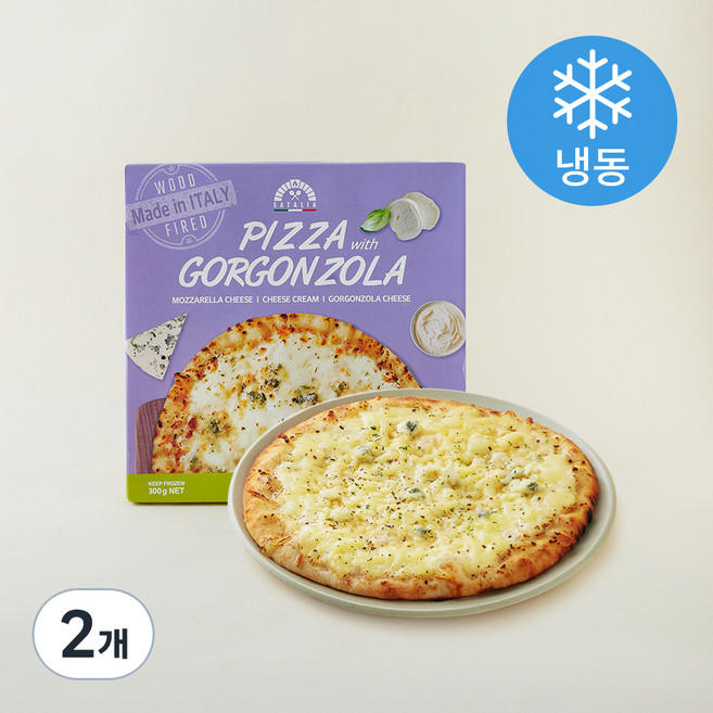 잇딸리아 화덕피자 고르곤졸라 (냉동), 300g, 1개입, 2개