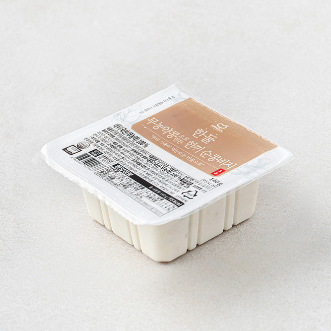 한둘 무농약 인증 콩으로 만든 한끼 순콩비지, 140g, 1개