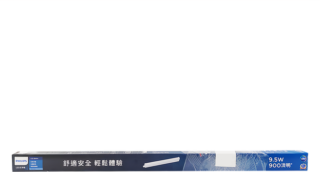 PHILIPS 飛利浦 LED 高亮支架燈 BN082 9.5W 585 x 22 x 34mm, 自然光, 1支