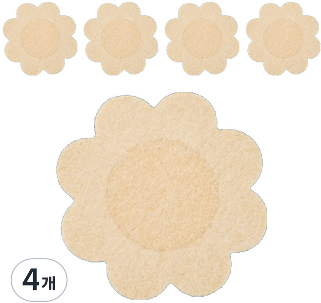 퀸마벨라 니플패치 꽃모양, 4세트, 50개입