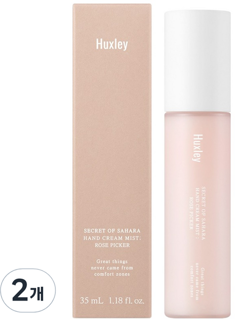 헉슬리 핸드 크림 미스트 로즈 피커, 35ml, 2개